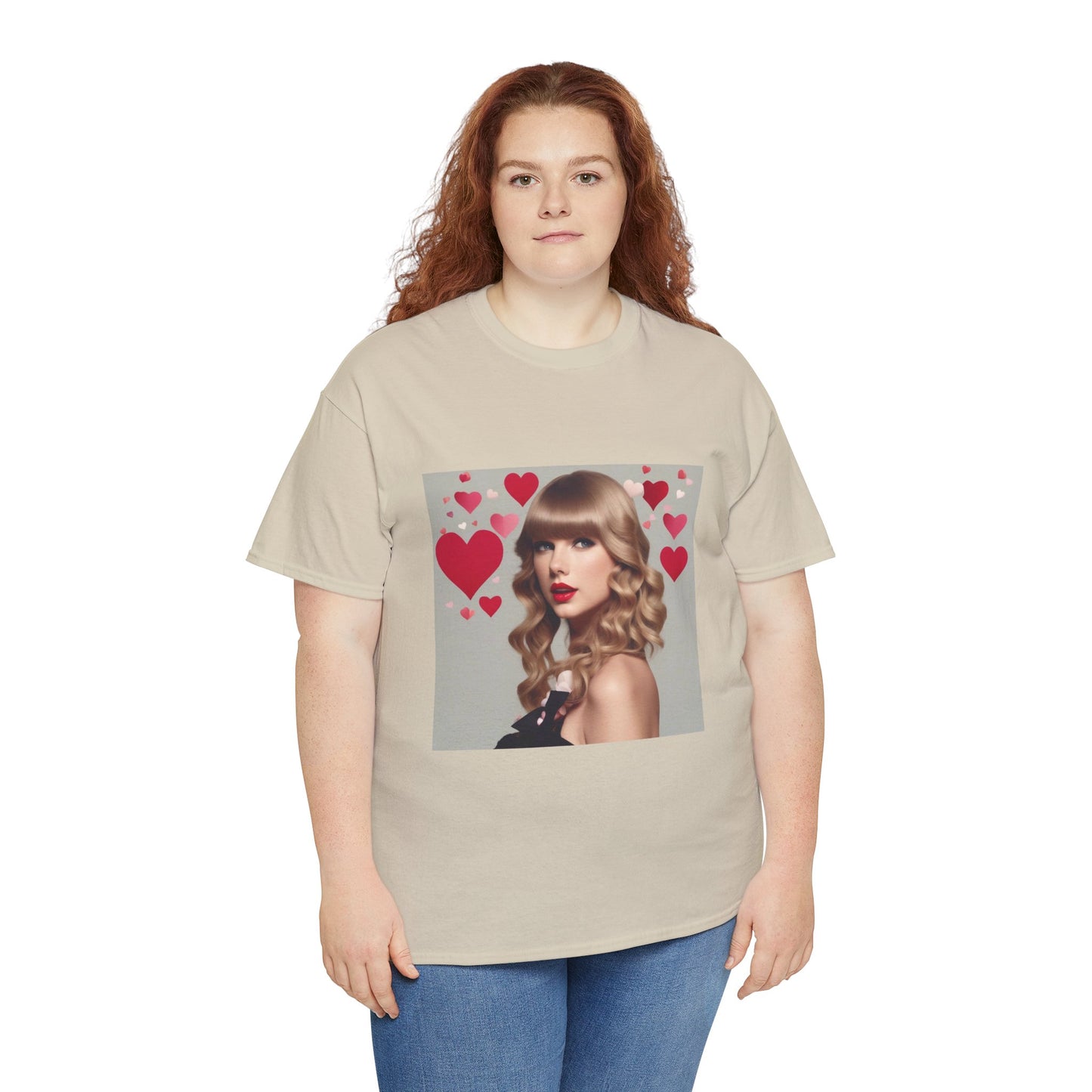 Taylor Swift T Shirt with Hearts