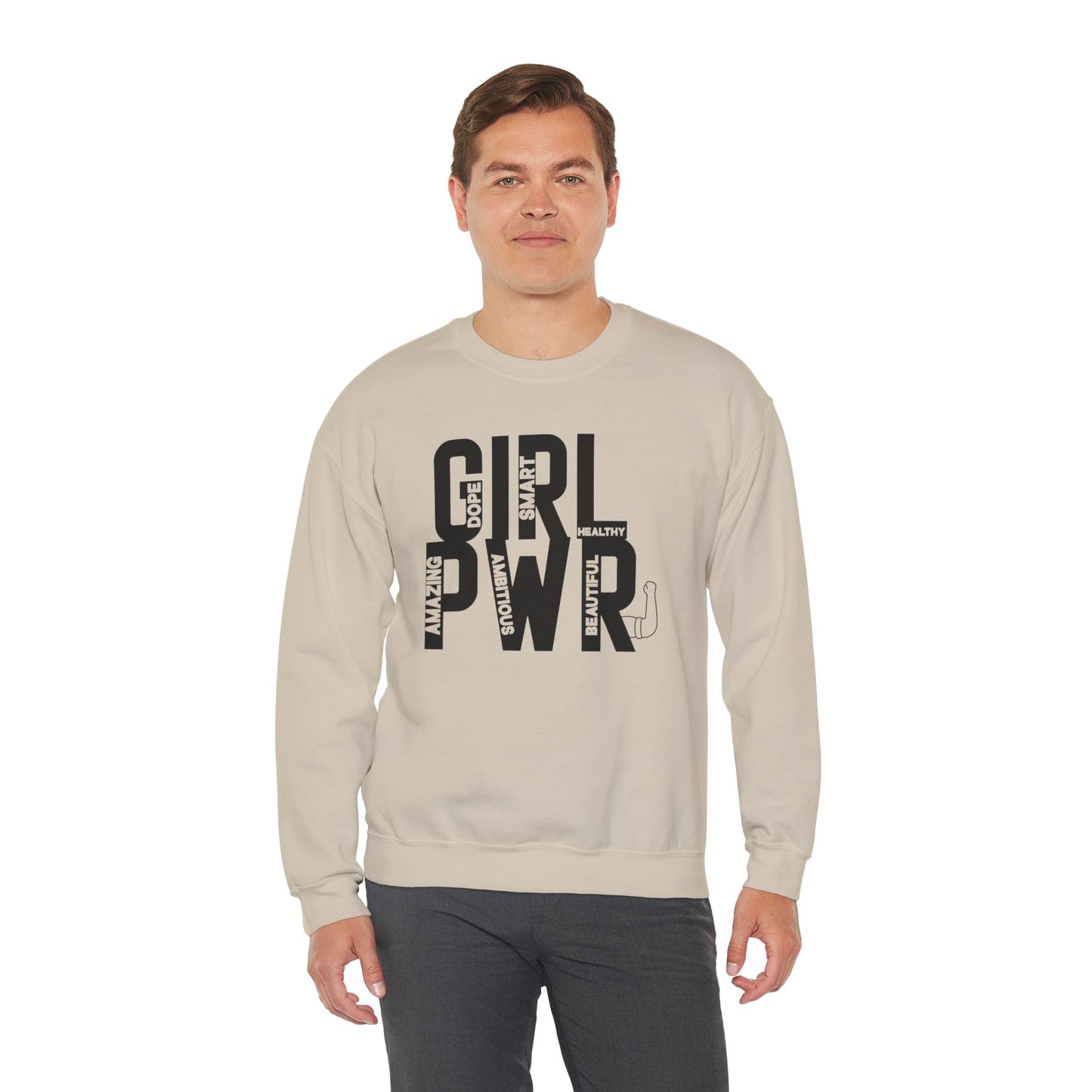 Girl PWR Unisex Heavy Blend™ Crewneck Sweatshirt