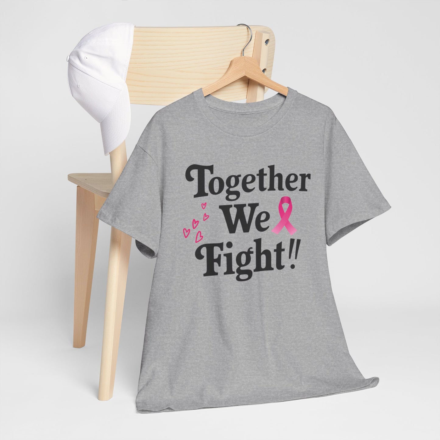 Together We Fight Unisex Heavy Cotton Tee