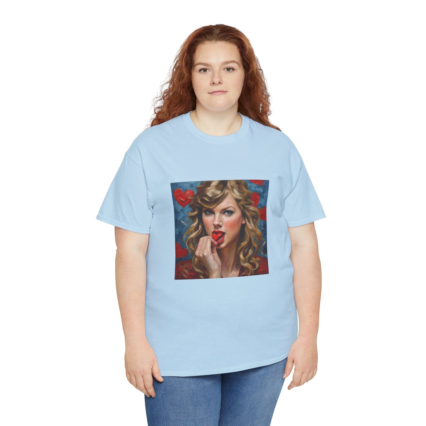 Taylor Swift T Shirt with Hearts