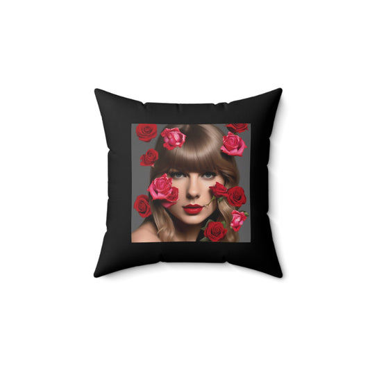 Women Spun Polyester Square Pillow