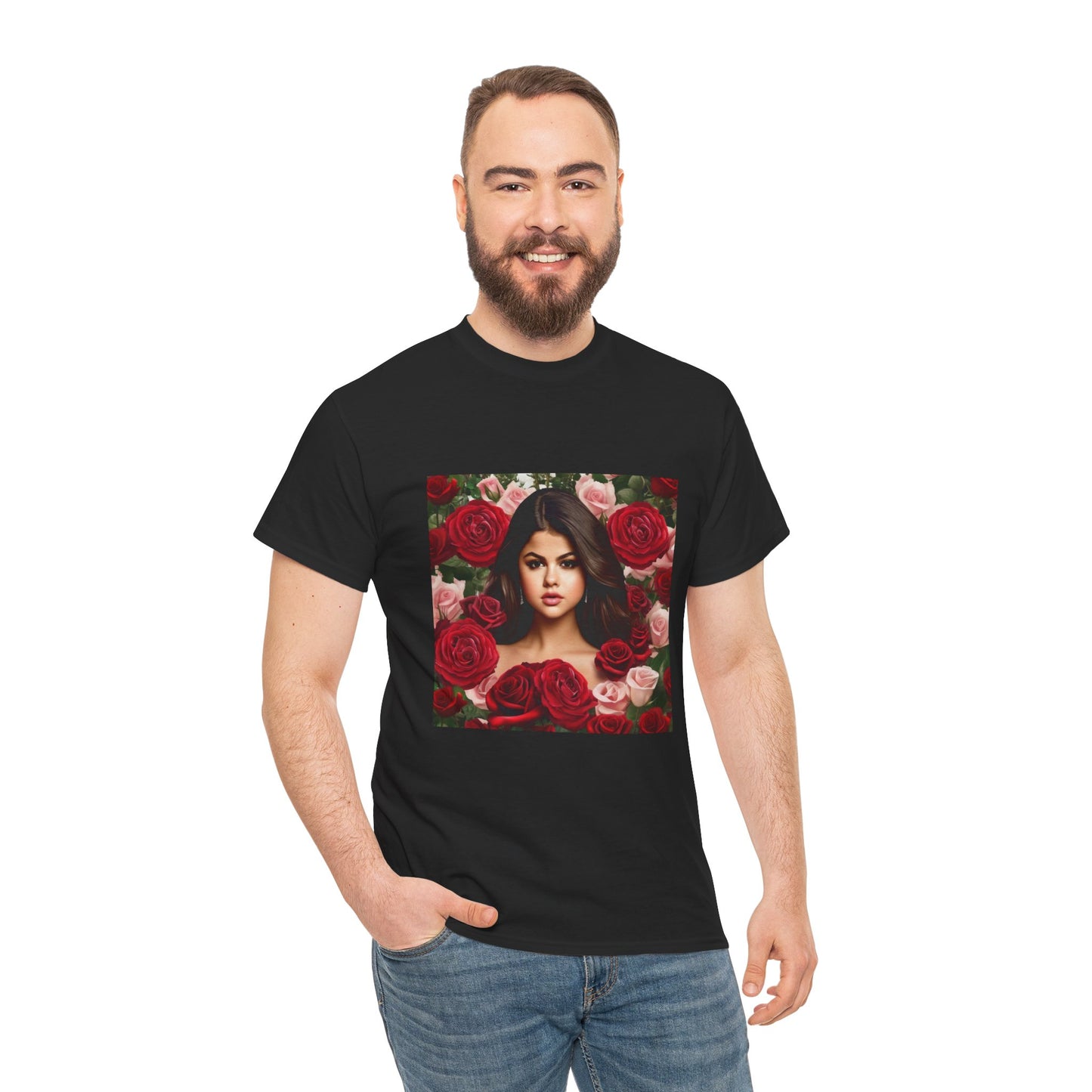 Selena Gomez T Shirt with Hearts