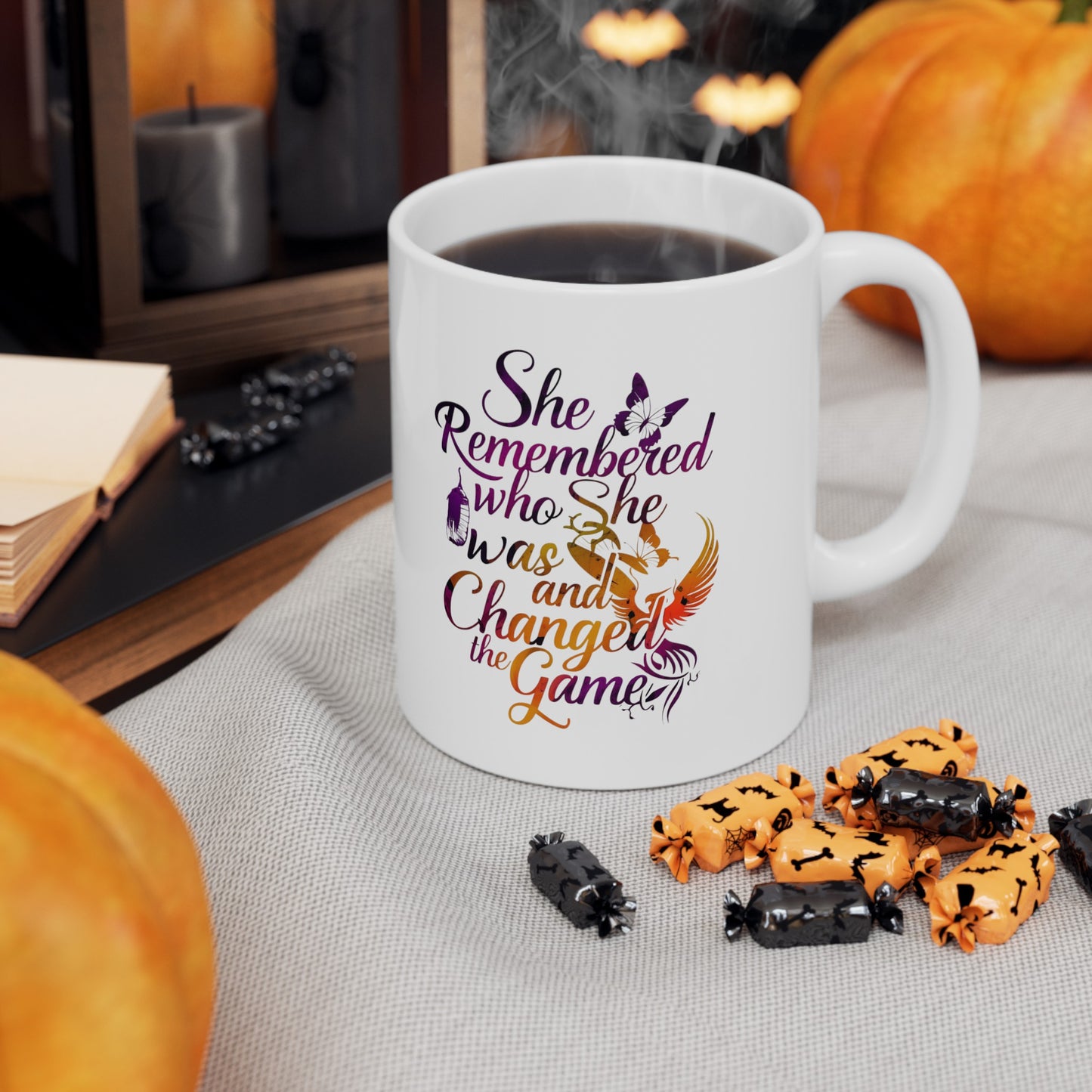 She Remembered Printed Ceramic Mug, (11oz, 15oz)