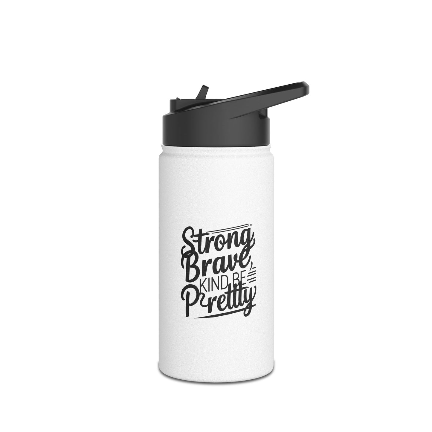 Strong Brave Stainless Steel Water Bottle, Standard Lid
