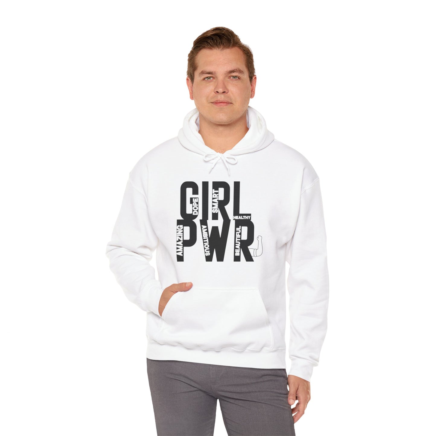 Girl PWR Unisex Heavy Blend™ Hooded Sweatshirt