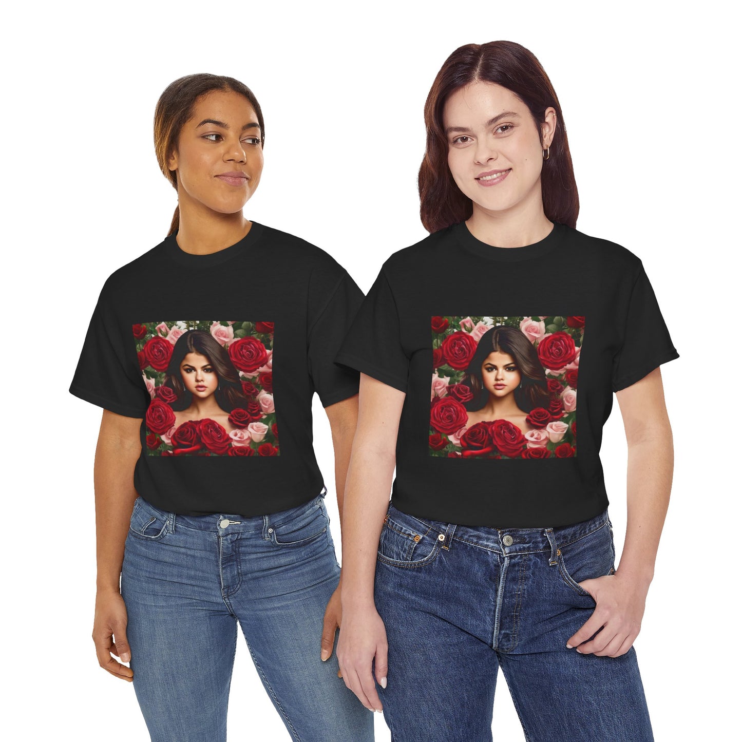 Selena Gomez T Shirt with Hearts