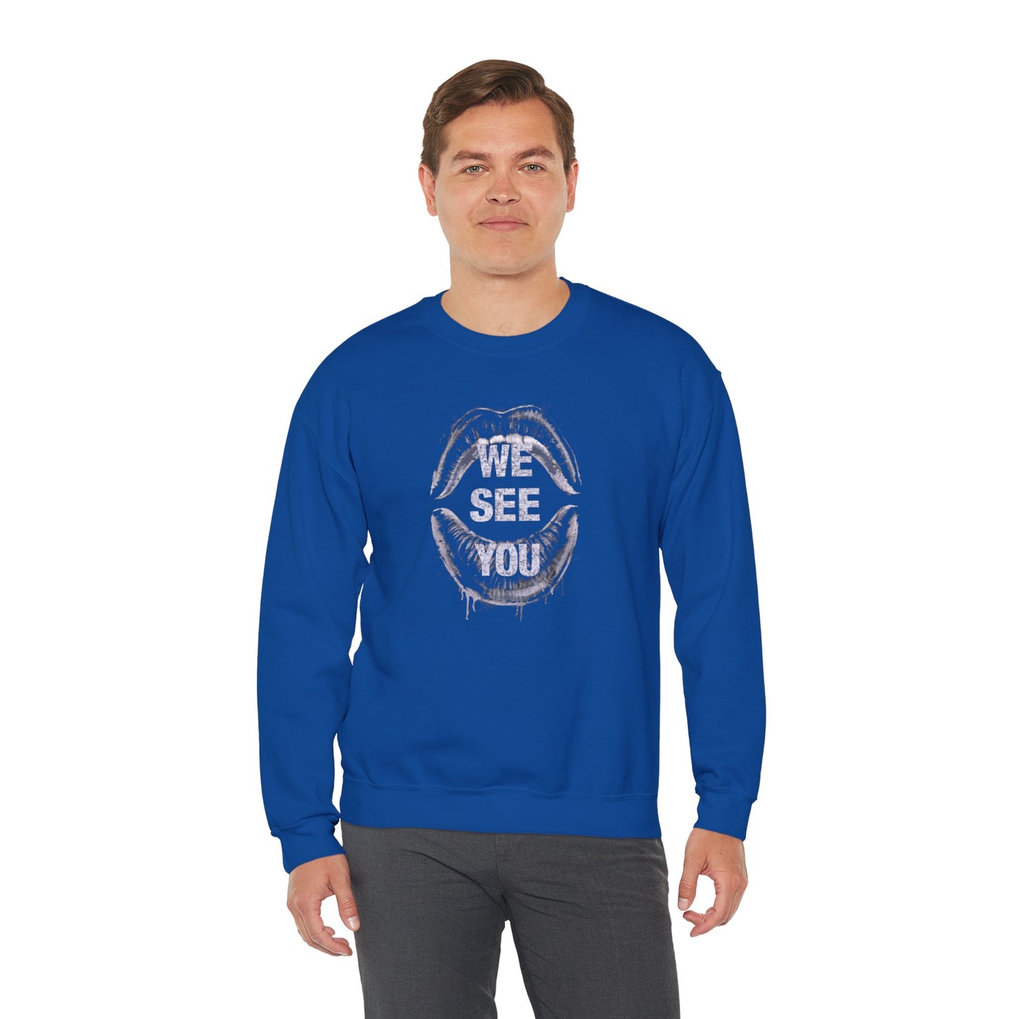 We See You Unisex Heavy Blend™ Crewneck Sweatshirt