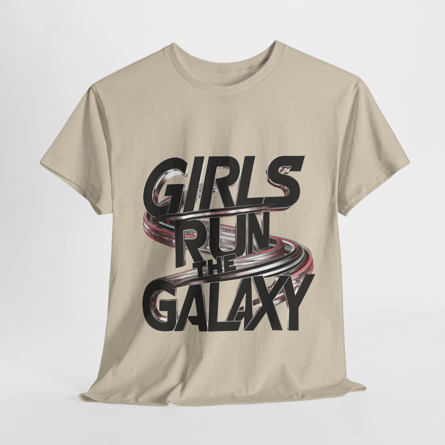 Girl Run The Galaxy T Shirt with Hearts