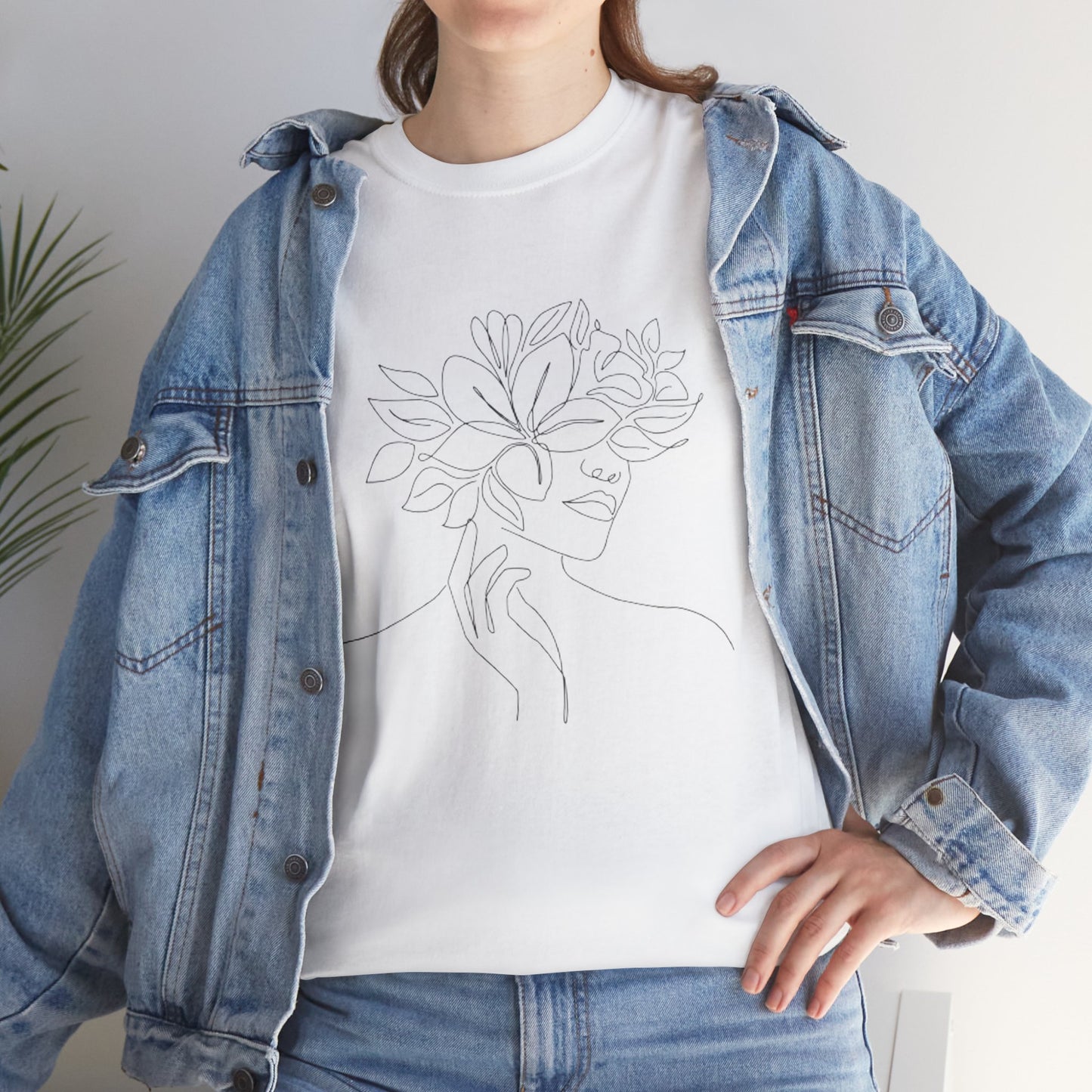 Women Artwork T Shirt with Hearts