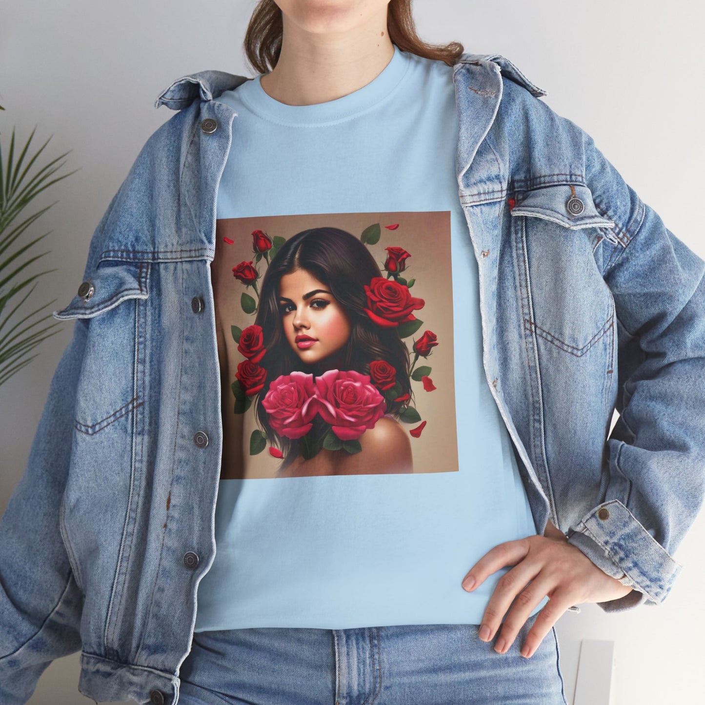 Selena Gomez T Shirt with Hearts