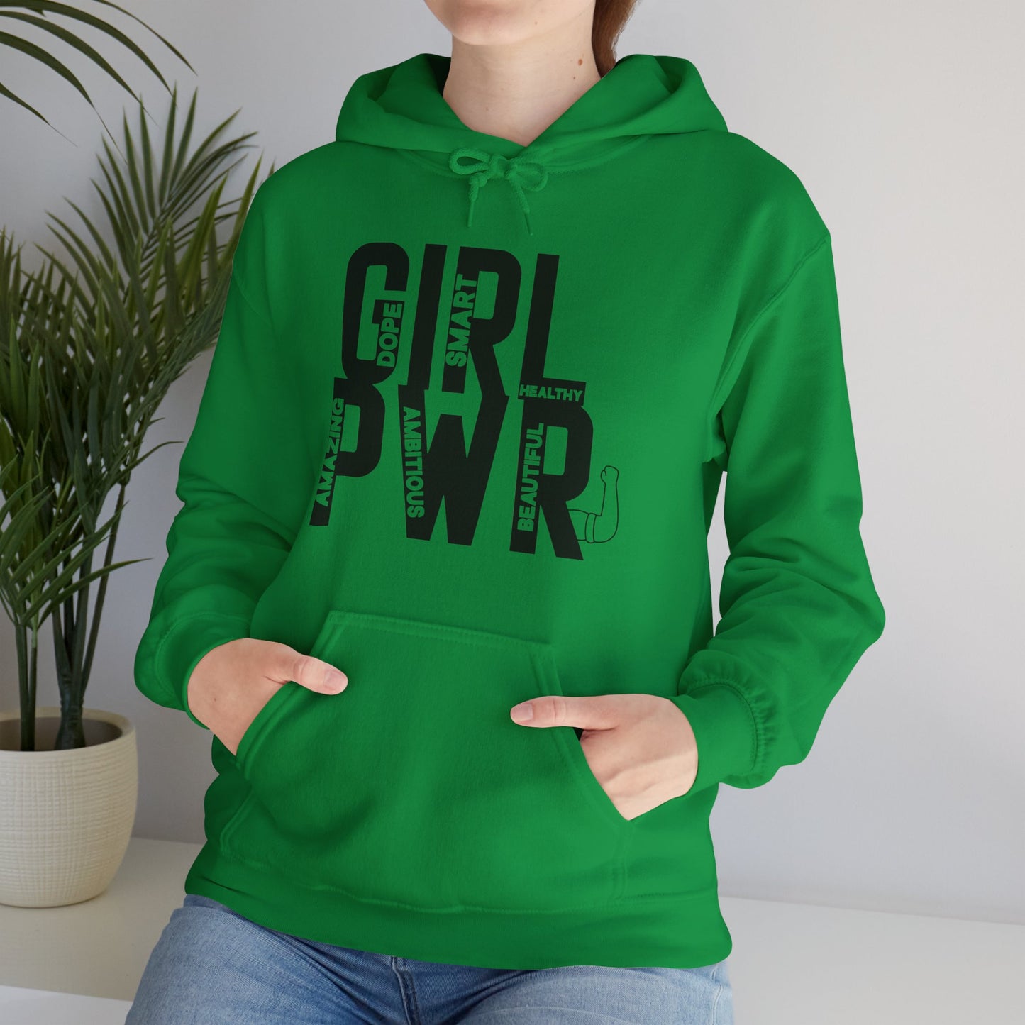 Girl PWR Unisex Heavy Blend™ Hooded Sweatshirt