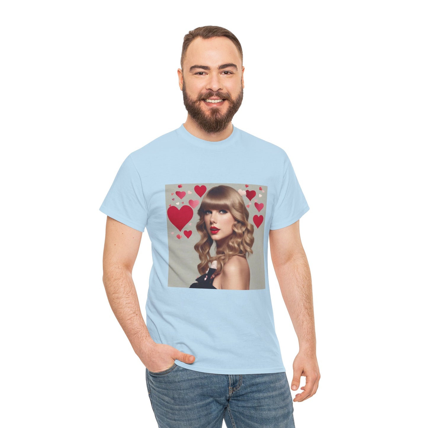 Taylor Swift T Shirt with Hearts