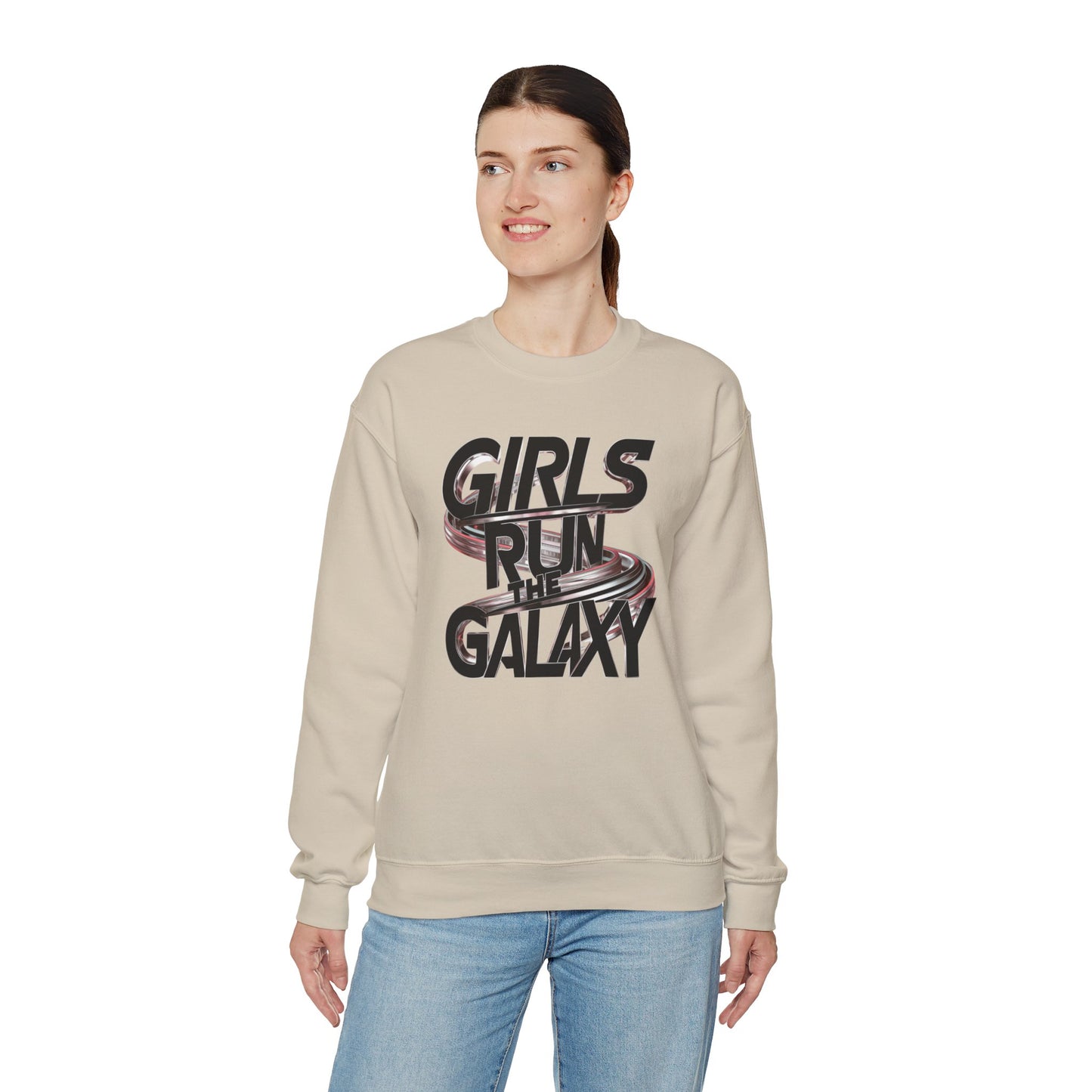 Girls Run The Galaxy Unisex Heavy Blend™ Crewneck Sweatshirt