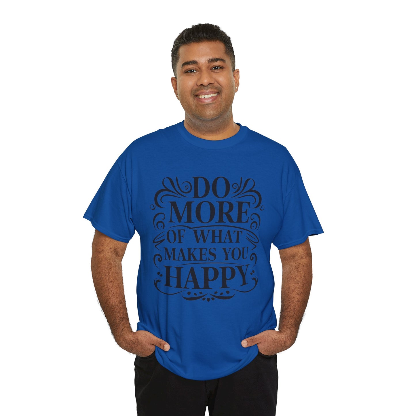 Do More Of What Printed T Shirt with Hearts
