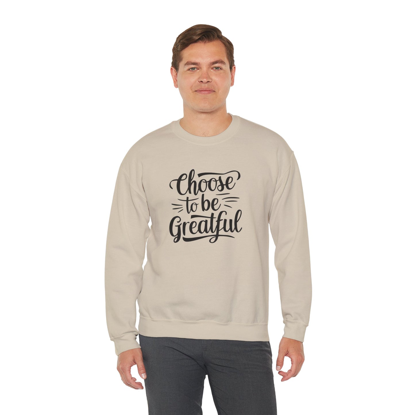 Choose To Be Greatful Unisex Heavy Blend™ Crewneck Sweatshirt