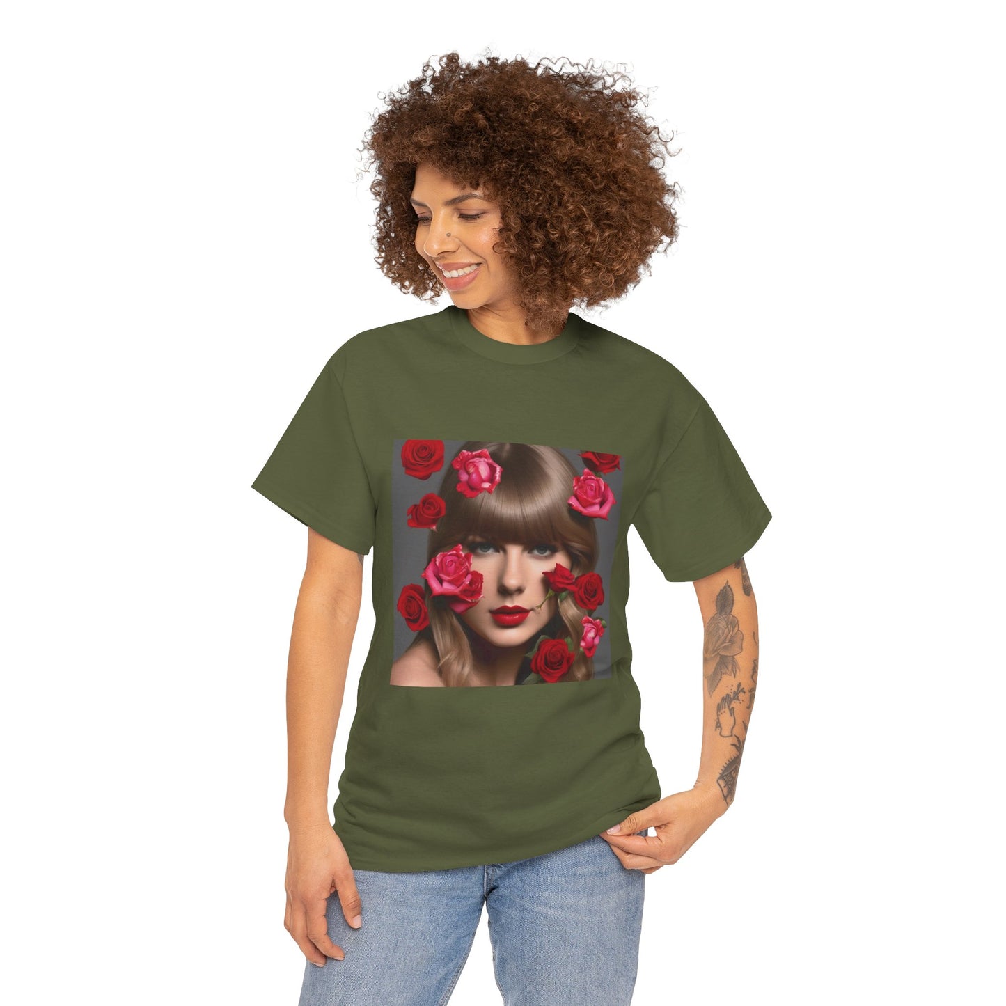Taylor Swift T Shirt with Hearts