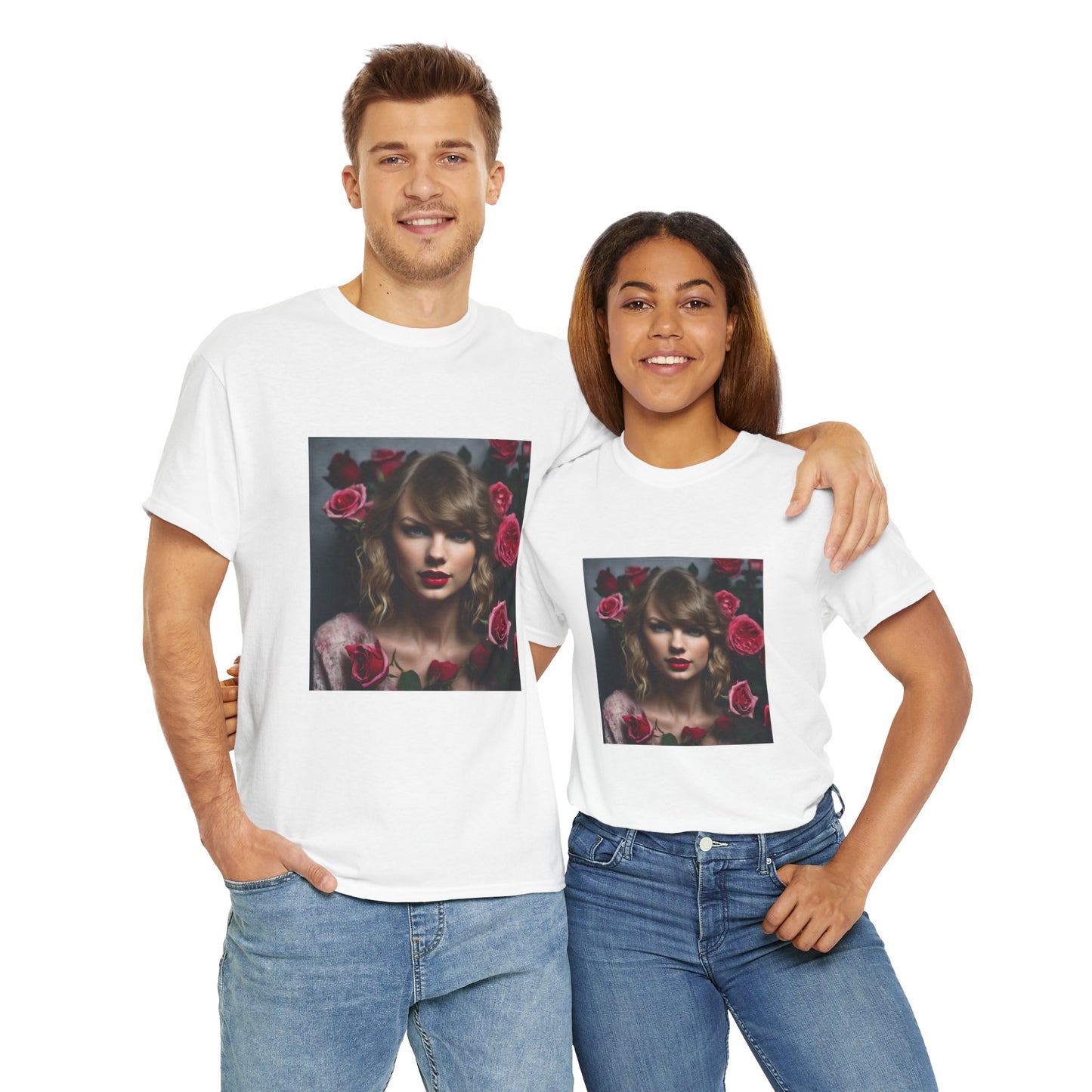 Taylor Swift T Shirt with Hearts