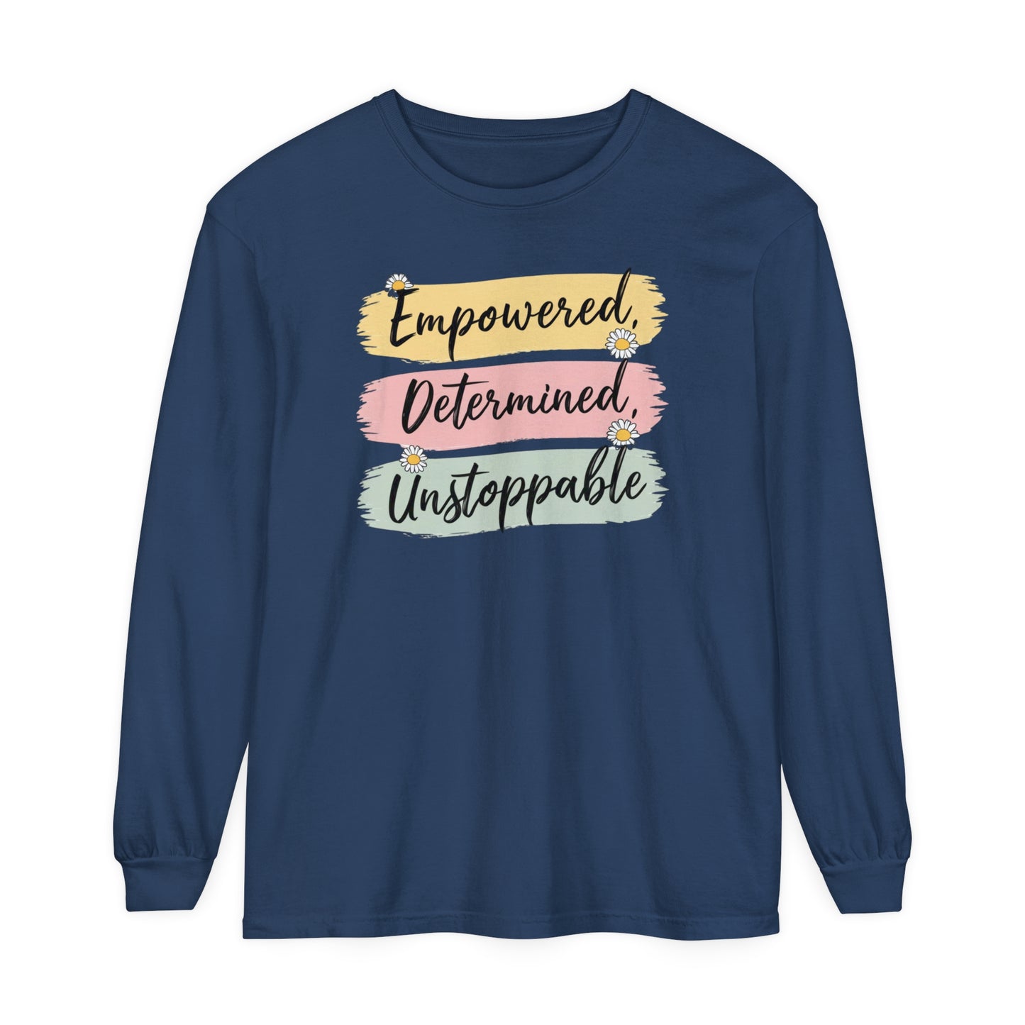 Empowered Women Garment-dyed Long Sleeve T-Shirt