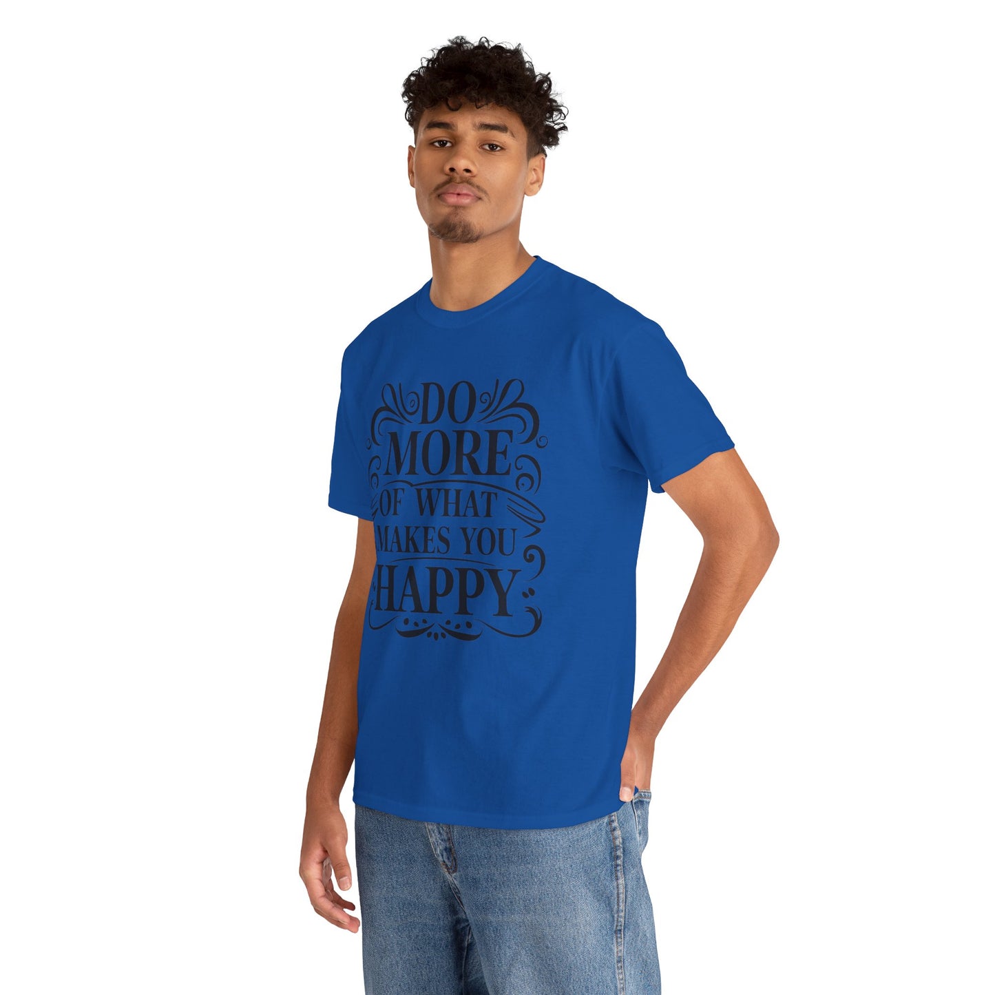 Do More Of What Printed T Shirt with Hearts