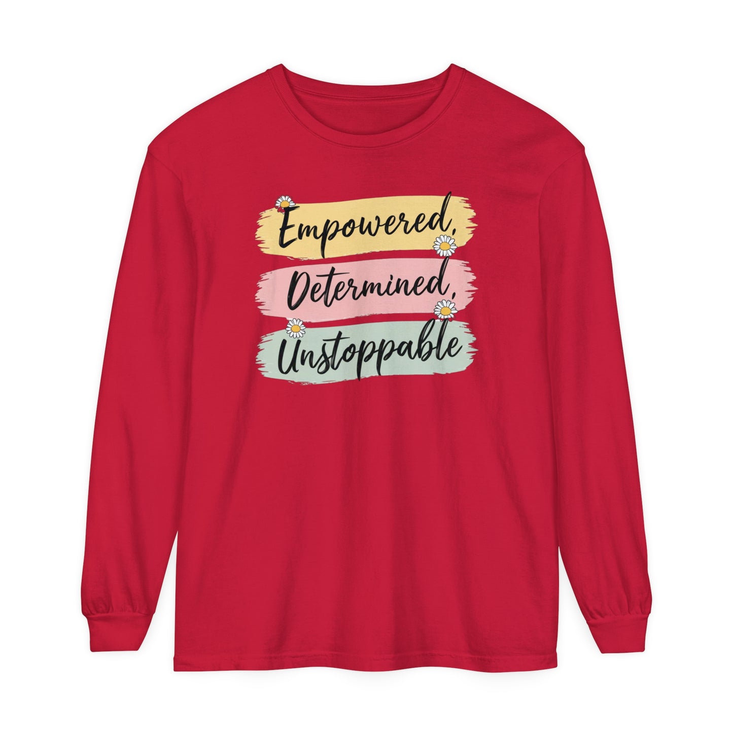 Empowered Women Garment-dyed Long Sleeve T-Shirt