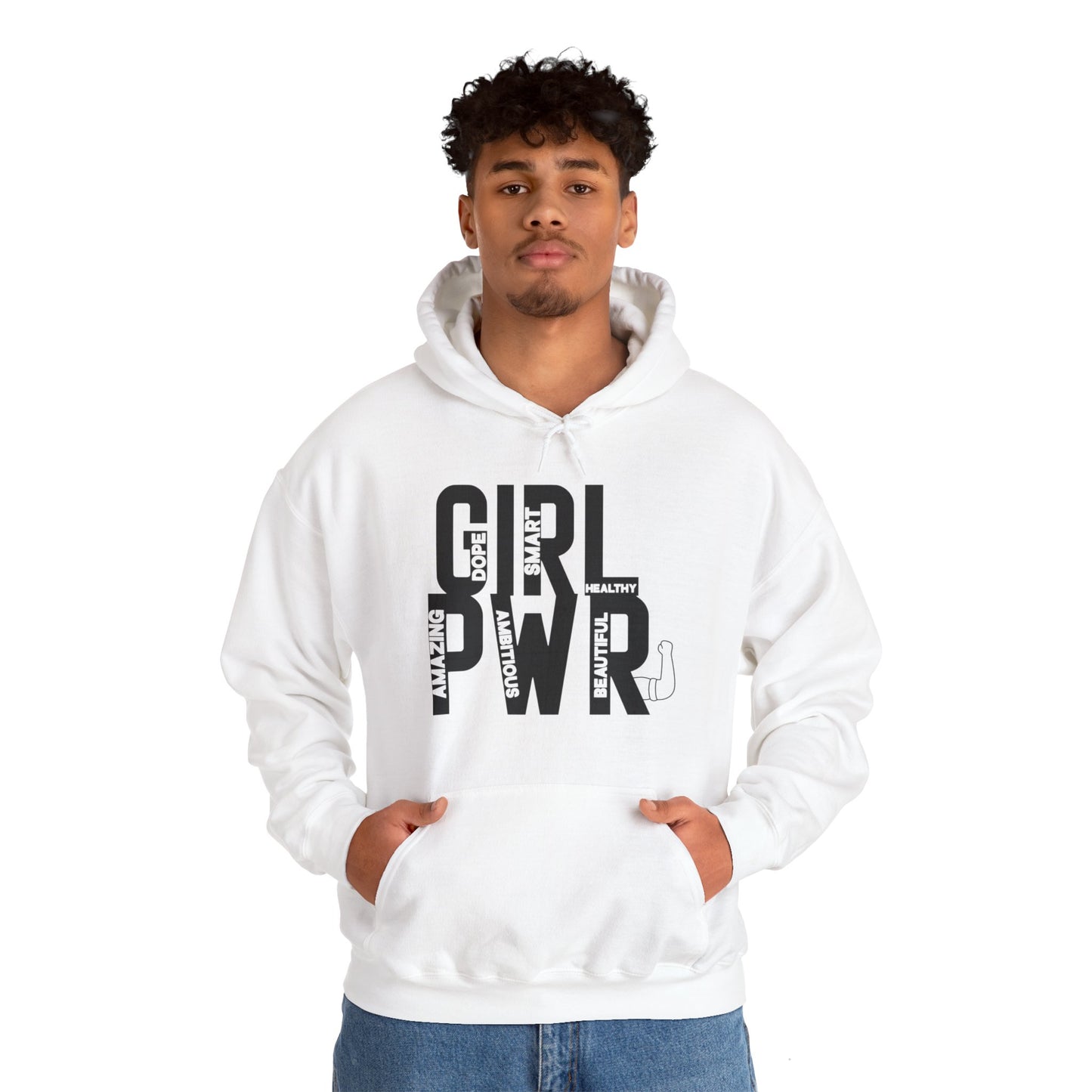 Girl PWR Unisex Heavy Blend™ Hooded Sweatshirt