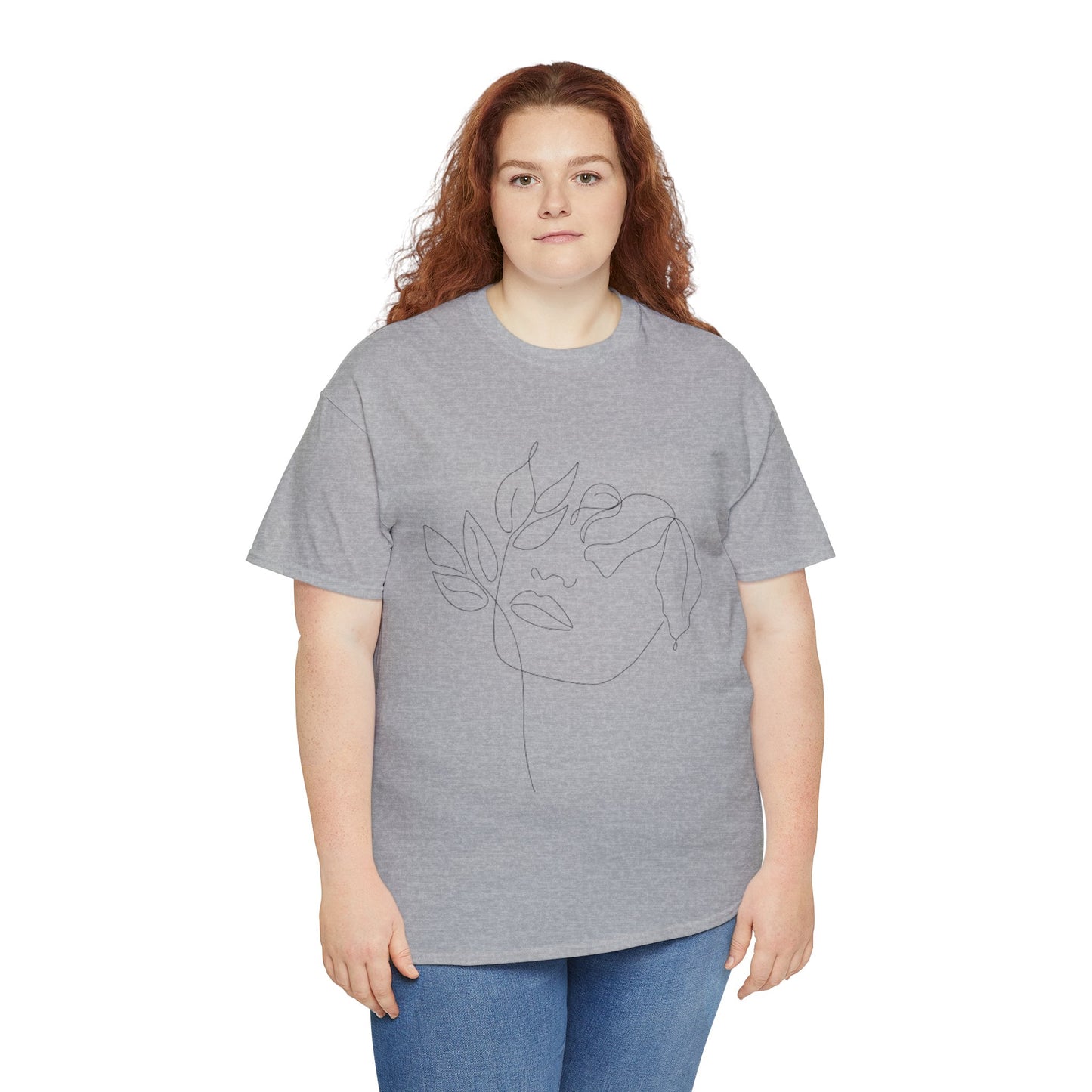 Women Artwork T Shirt with Hearts