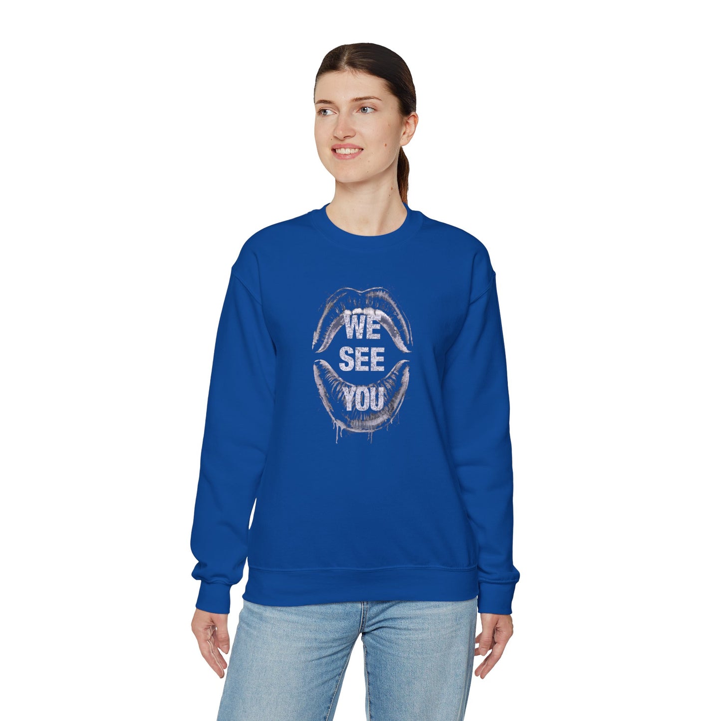 We See You Unisex Heavy Blend™ Crewneck Sweatshirt