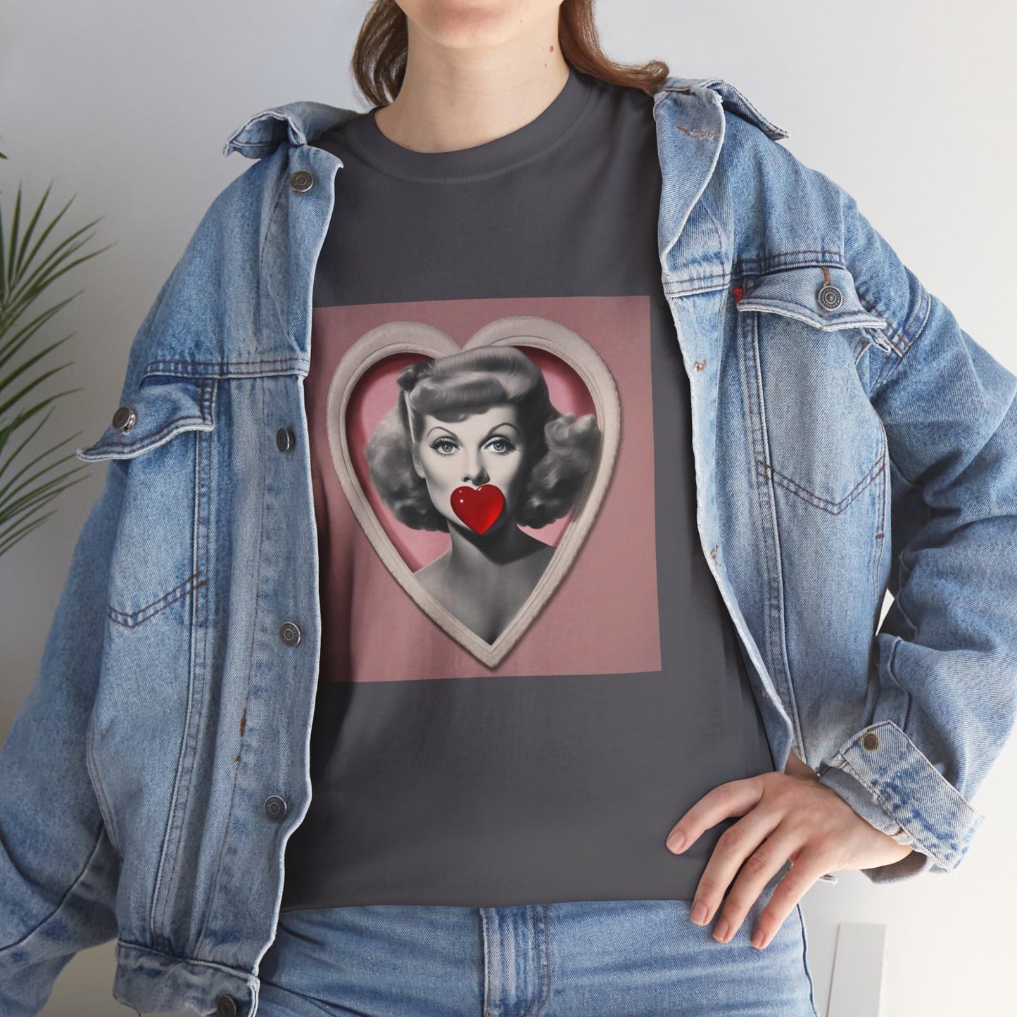 Miley Cyrus T Shirt with Hearts