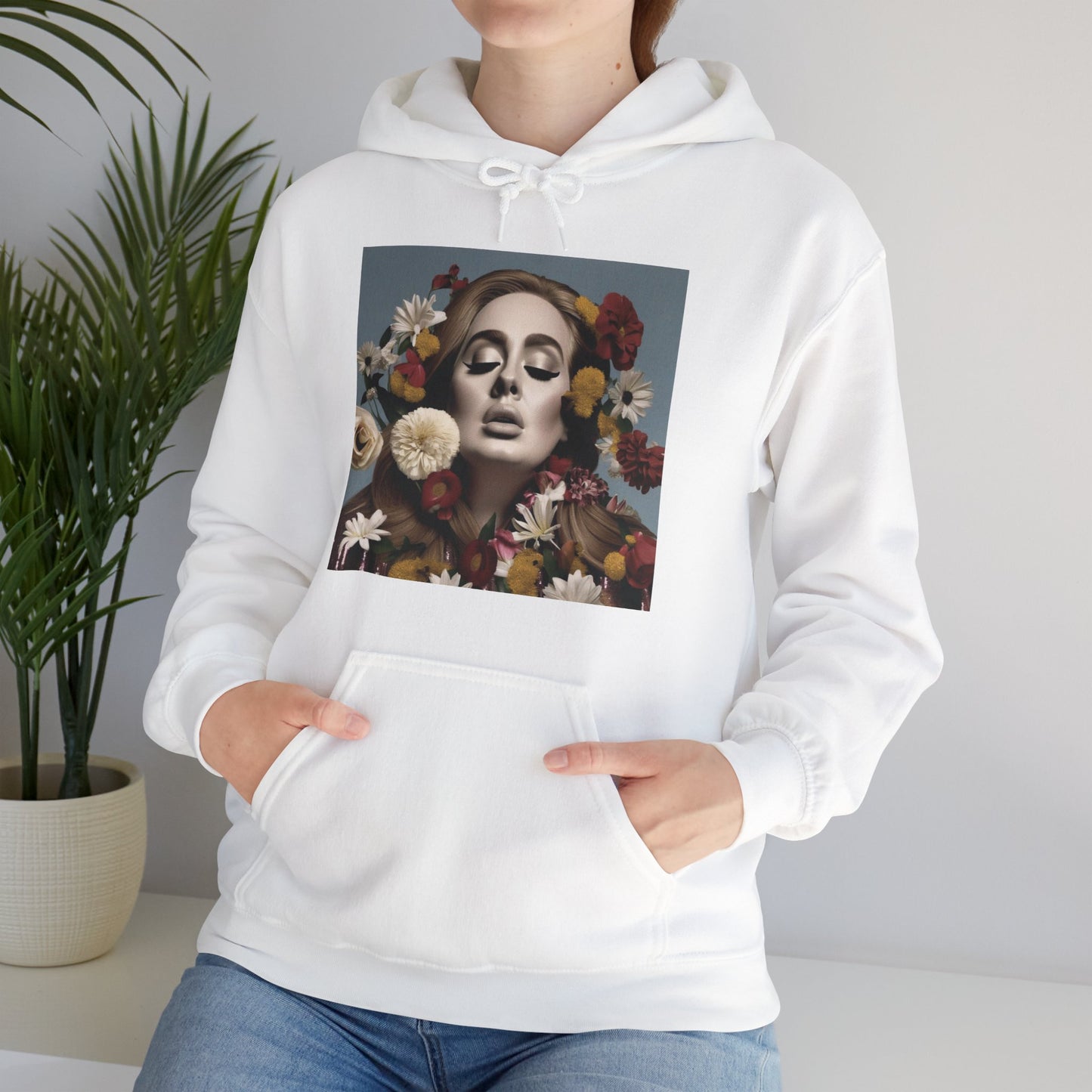 Adele Printed Unisex Heavy Blend™ Hooded Sweatshirt