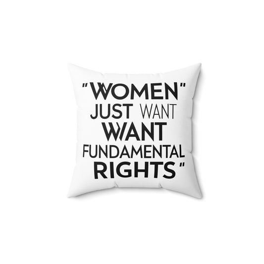 Women Spun Polyester Square Pillow