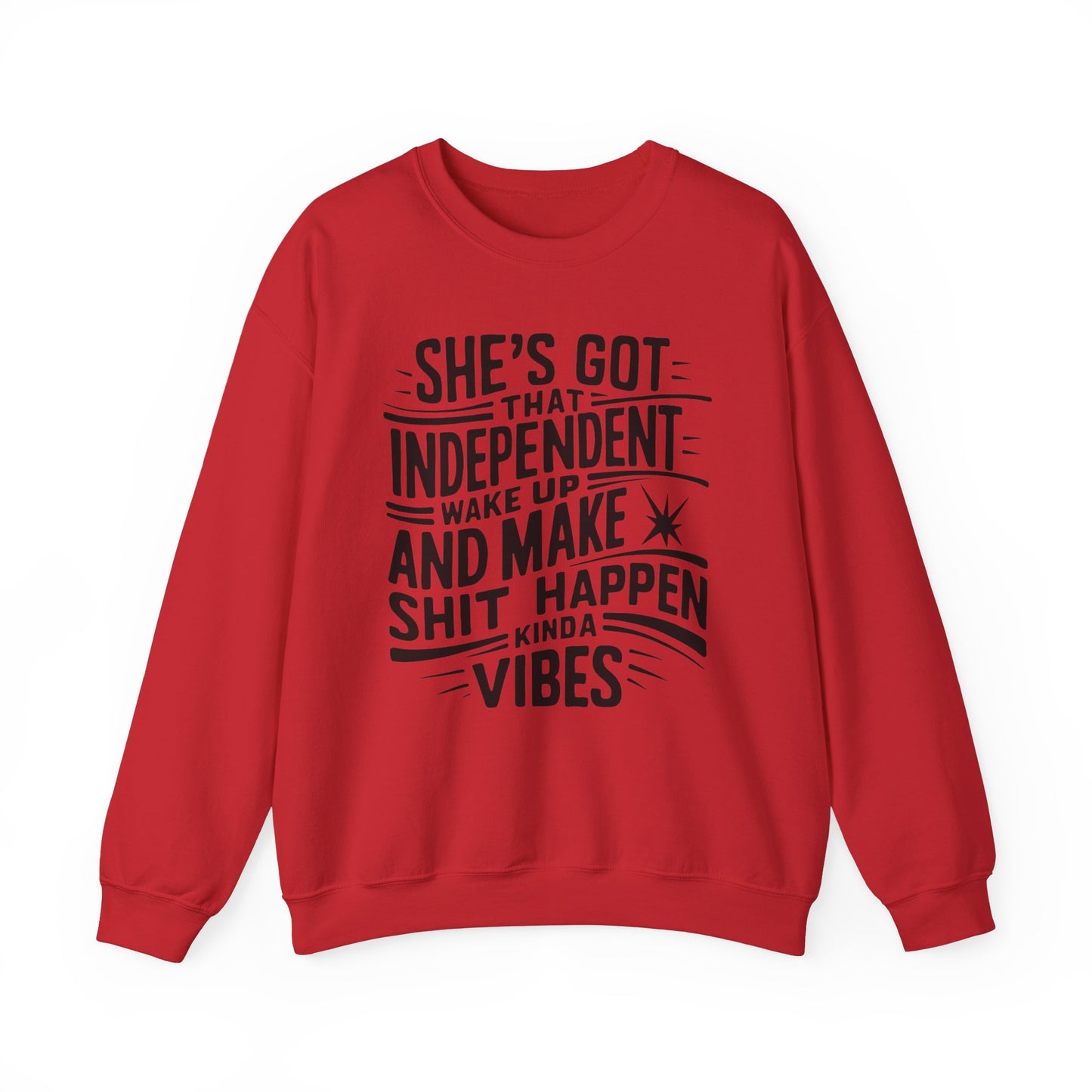 She's Got That Independent Wake Up Unisex Heavy Blend™ Crewneck Sweatshirt