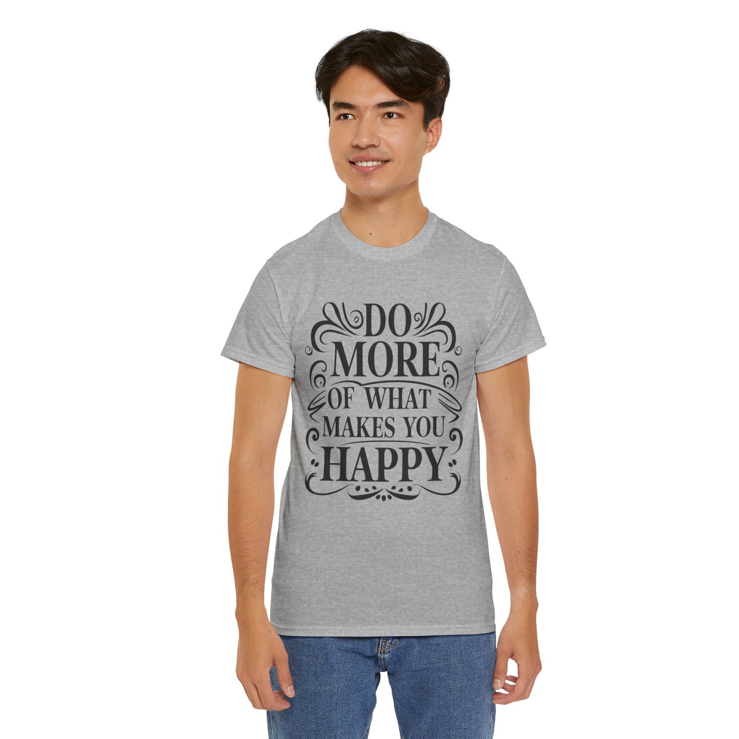Do More Of What Printed T Shirt with Hearts