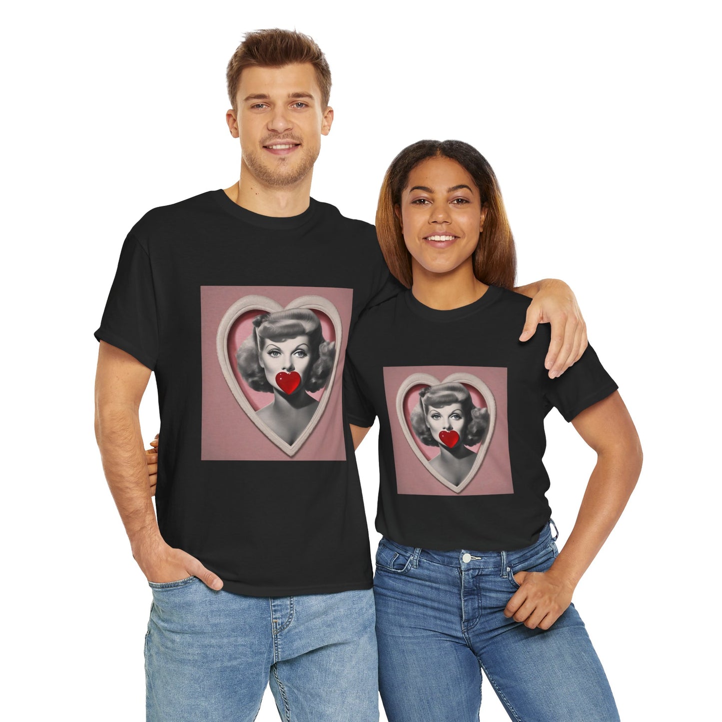 Miley Cyrus T Shirt with Hearts