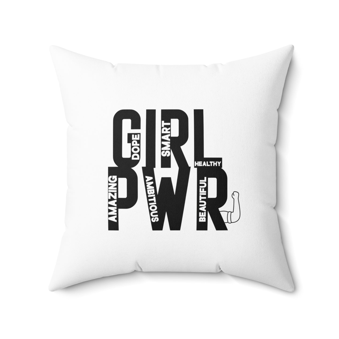 Girl Spun Polyester Square Pillow