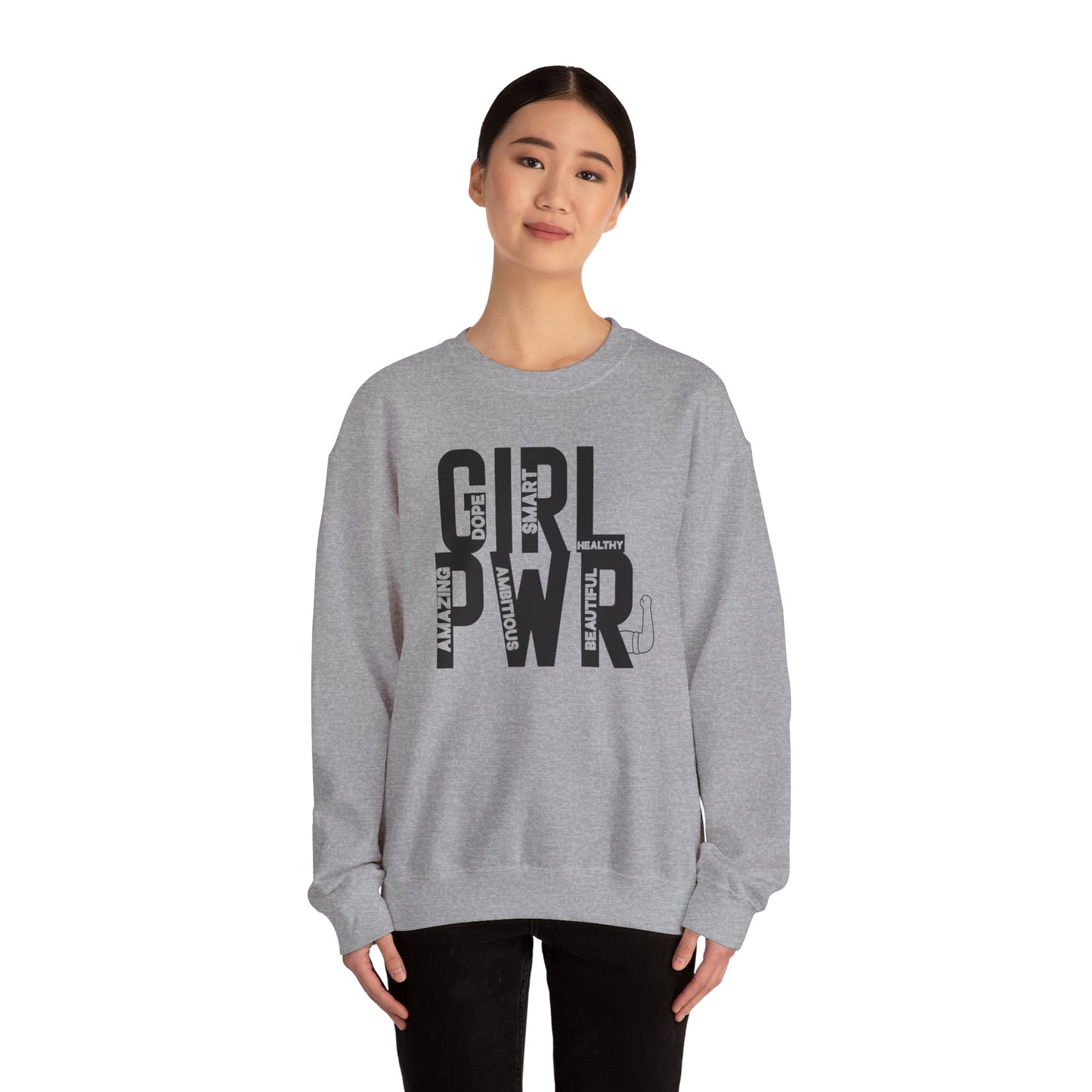 Girl PWR Unisex Heavy Blend™ Crewneck Sweatshirt