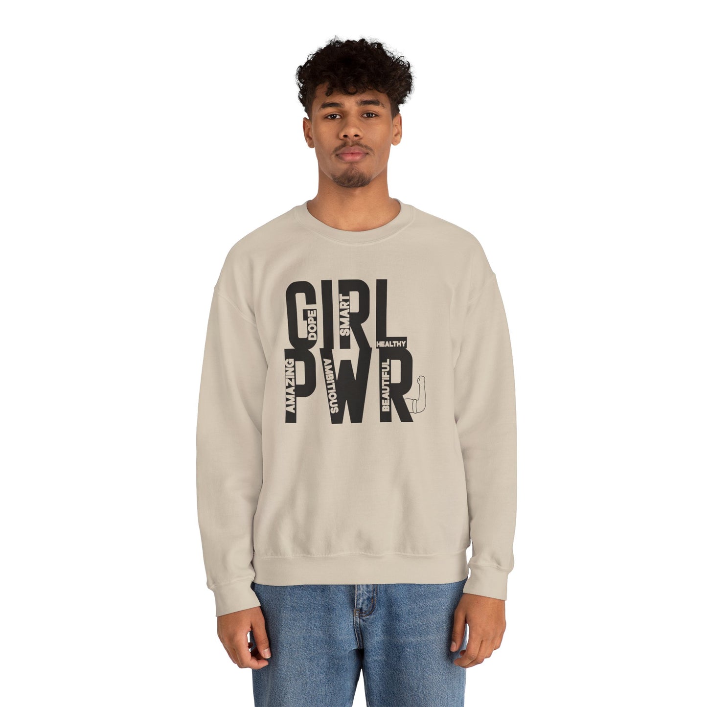 Girl PWR Unisex Heavy Blend™ Crewneck Sweatshirt