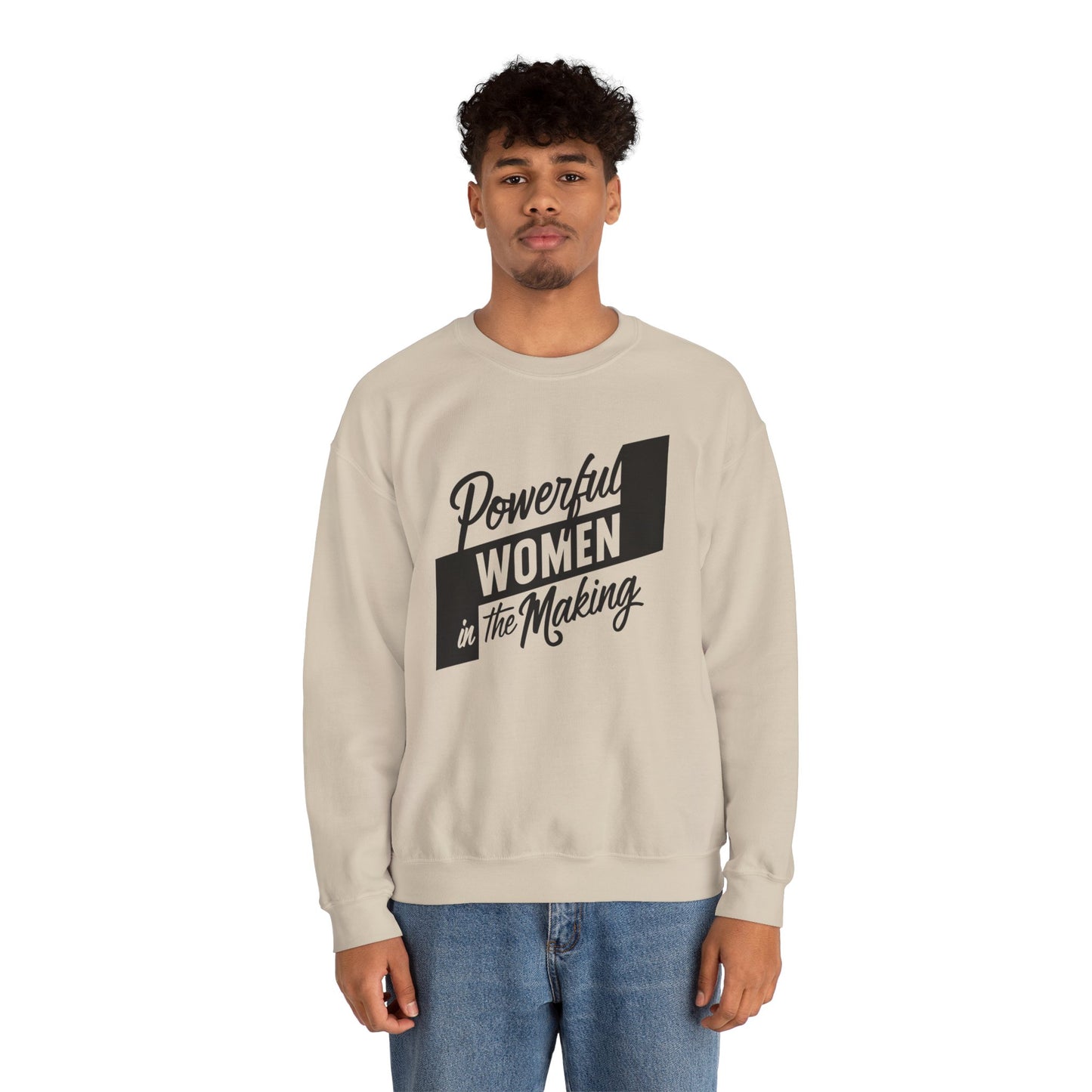 Powerful Women In The Making Unisex Heavy Blend™ Crewneck Sweatshirt