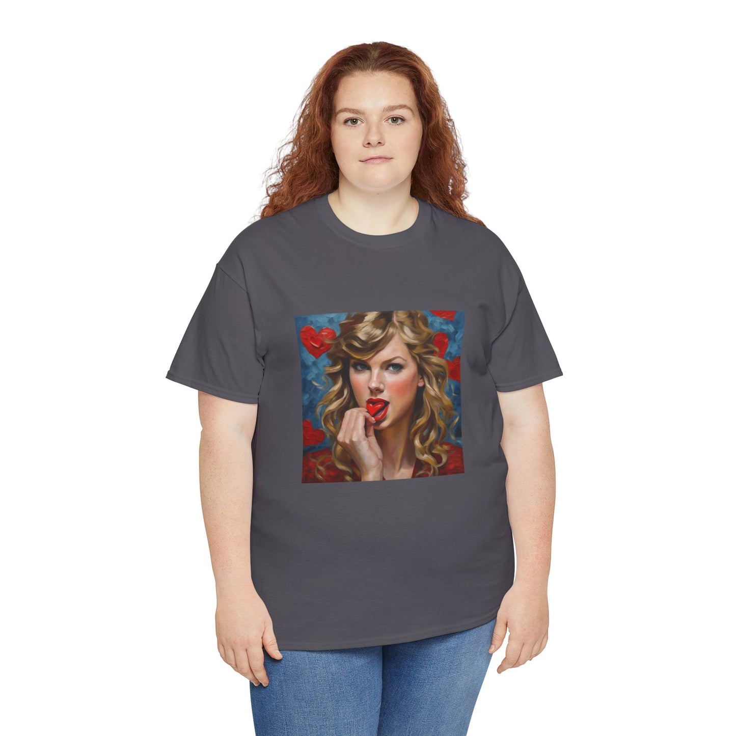 Taylor Swift T Shirt with Hearts