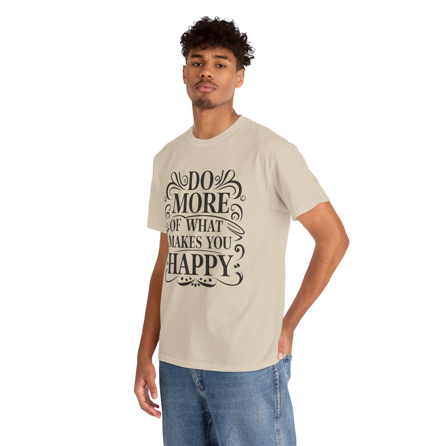 Do More Of What Printed T Shirt with Hearts