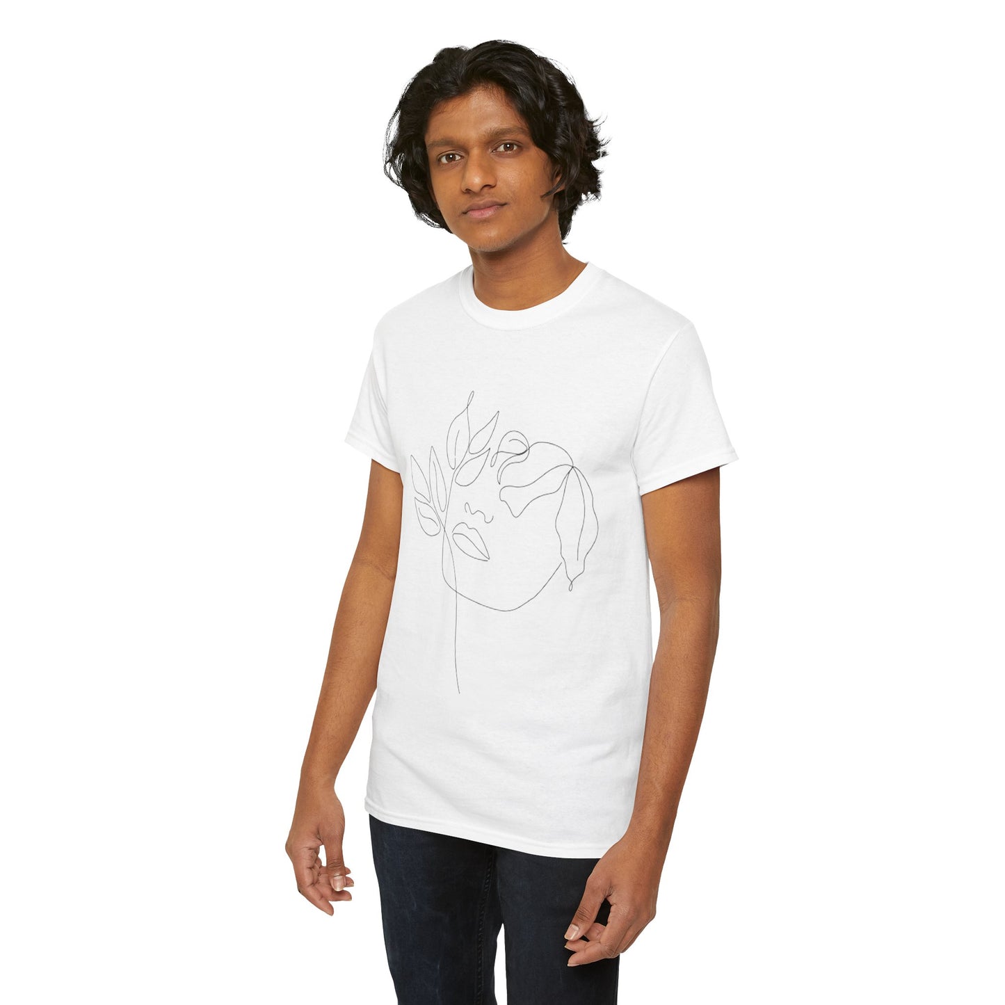 Women Artwork T Shirt with Hearts