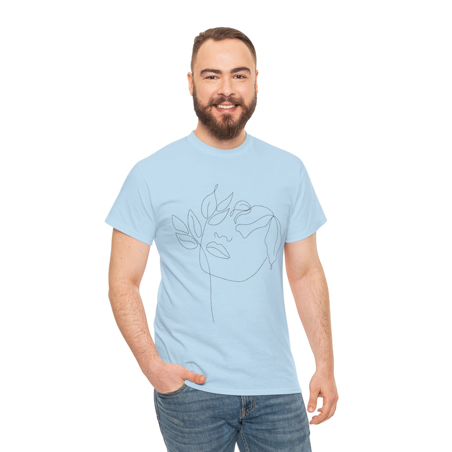 Women Artwork T Shirt with Hearts