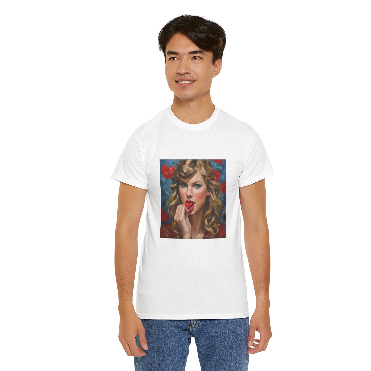 Taylor Swift T Shirt with Hearts