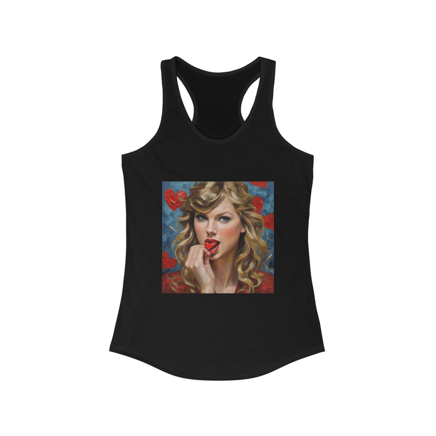 Taylor Swift Tank Top with Hearts