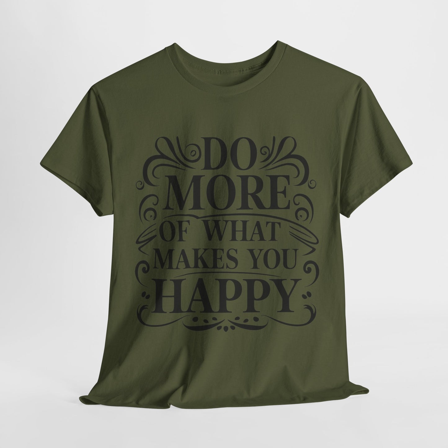 Do More Of What Printed T Shirt with Hearts