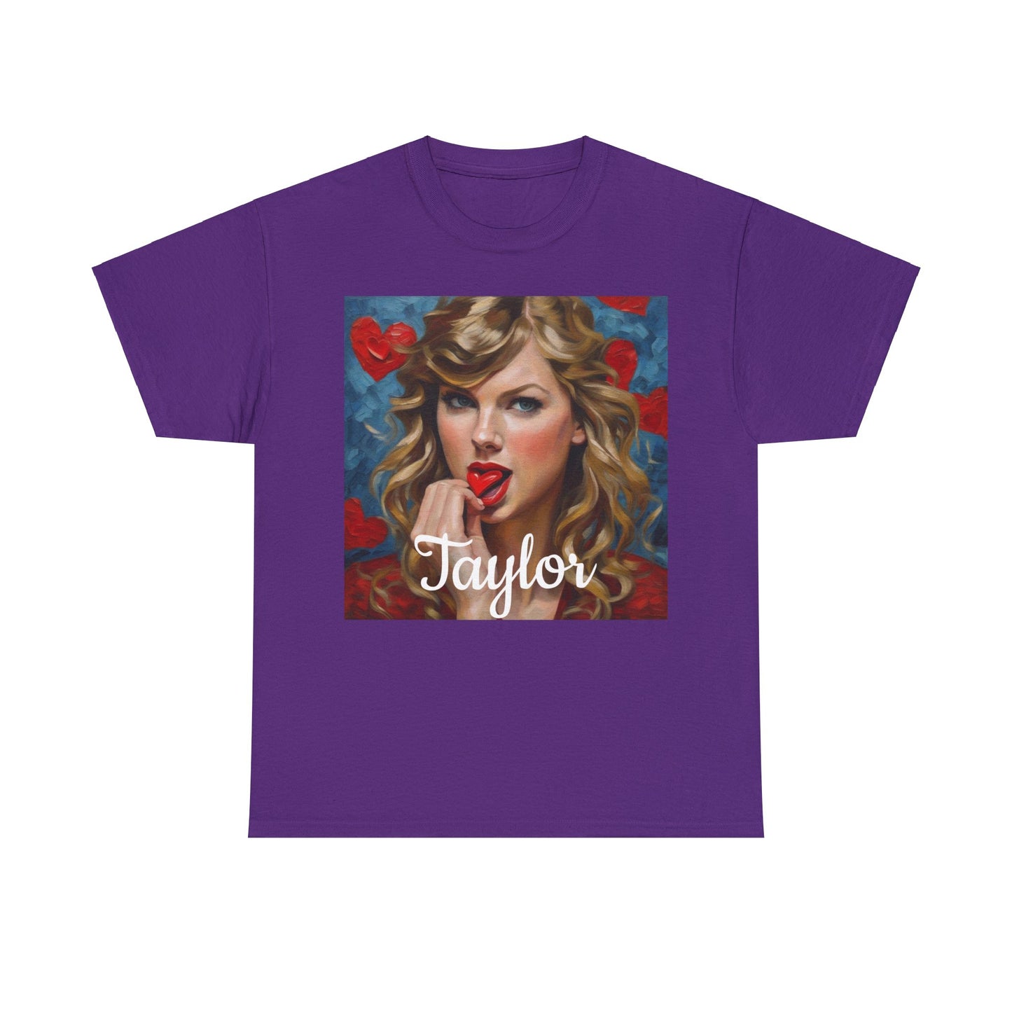 Taylor Swift T Shirt with Hearts