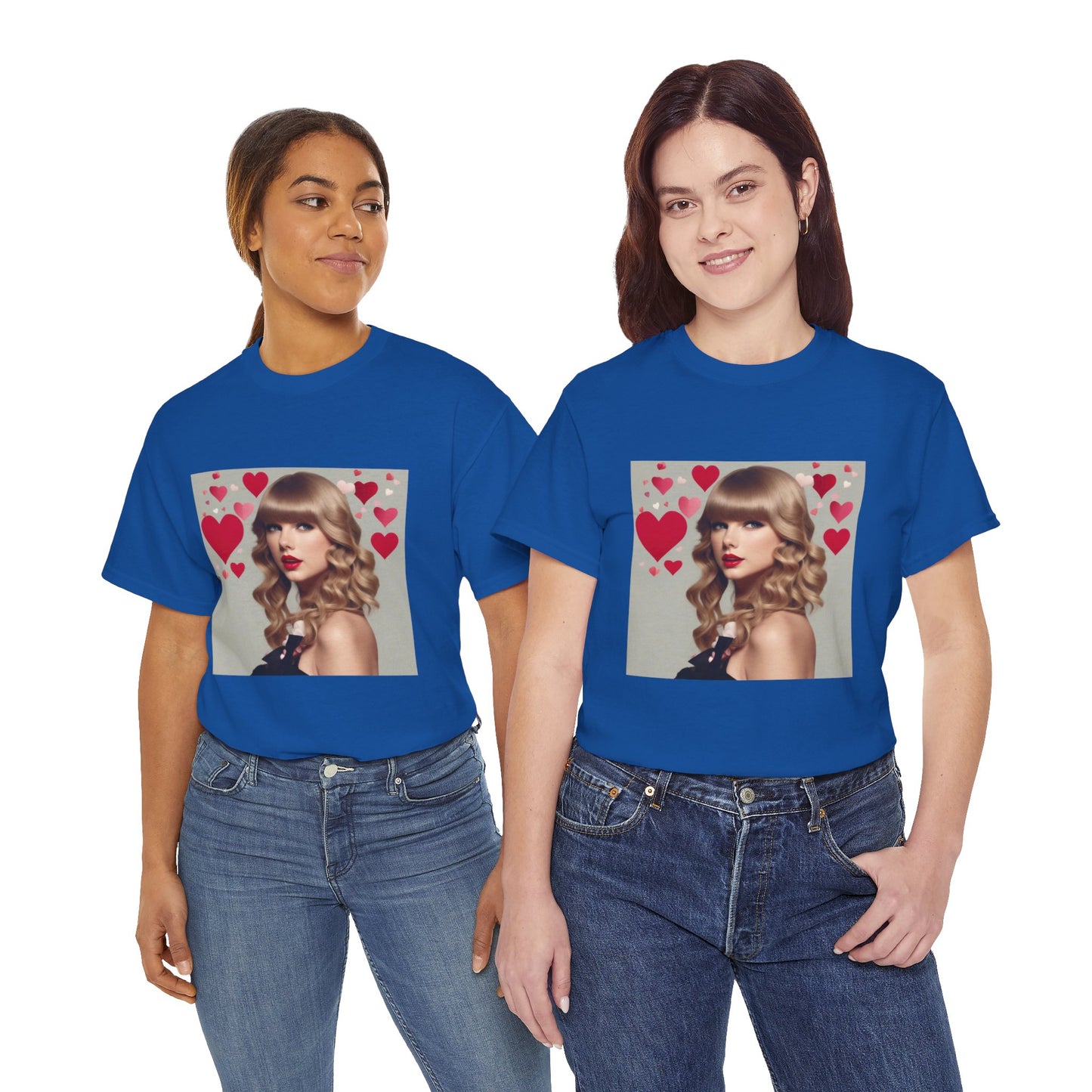 Taylor Swift T Shirt with Hearts