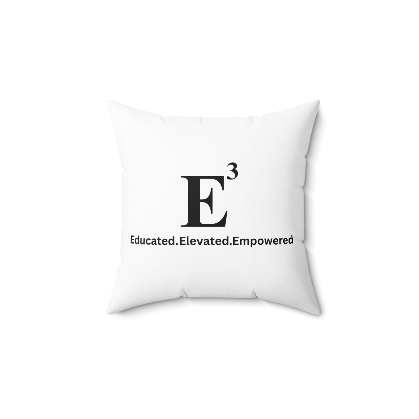Educated Spun Polyester Square Pillow