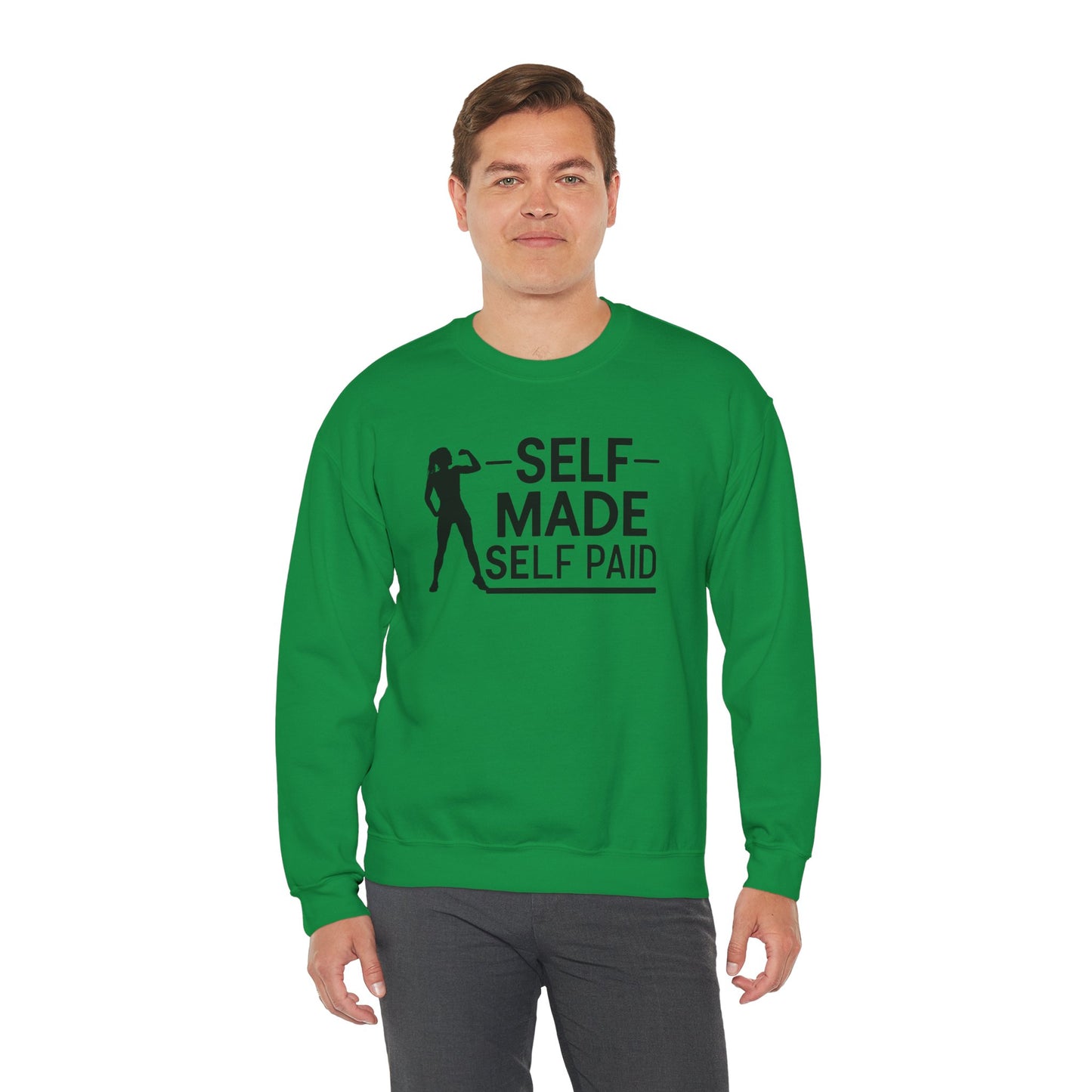 Self Made Self Paid Unisex Heavy Blend™ Crewneck Sweatshirt
