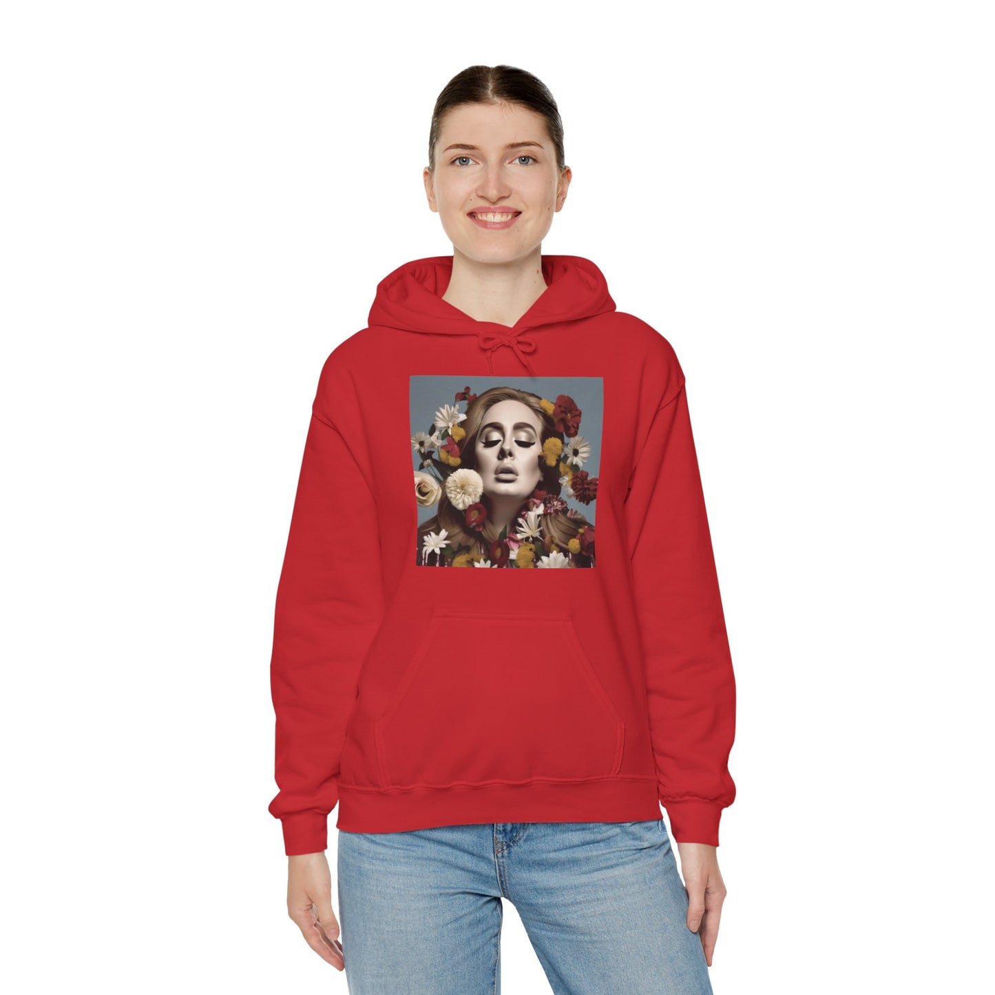 Adele Printed Unisex Heavy Blend™ Hooded Sweatshirt