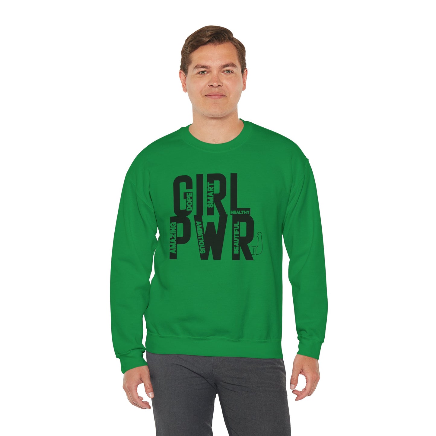 Girl PWR Unisex Heavy Blend™ Crewneck Sweatshirt